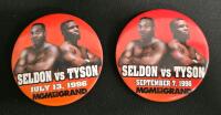 Rare 90s MGM Grand Boxing Event Pinback Buttons &ndash; Tyson vs Holyfield, Seldon, Bruno (Lot of 11) - 2