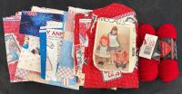 Large Raggedy Ann & Andy Collectible Lot: Plush Dolls, Boxed Brass Key, Applause Snowden, Patterns - 7