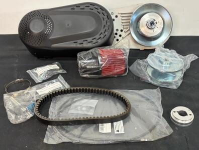 Complete CVT Torque Converter Kit for 3-8 HP Engine Go-Karts, Belt Drive, Air Filter, Hardware