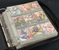 NFL Football Card Binder Collection, 1987&ndash;1995, 150+ Cards, Signed Todd Lyght & Jerry Robinson