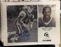 NFL Football Card Binder Collection, 1987&ndash;1995, 150+ Cards, Signed Todd Lyght & Jerry Robinson - 2