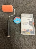 Large Mixed Lot: Hand Tools, Sockets, Ratchets, DVDs, VHS, Accessories & Metal Tool Tote - 11