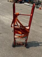 U-Haul Appliance Hand Truck, 700 lb Capacity, Steel Frame, 8" Wheels, Orange Strap Included - 2