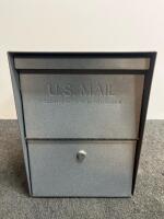 Heavy-Duty Locking Mailbox, Galvanized Steel, Large Capacity, USPS Approved - 2
