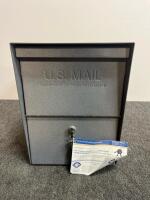 Heavy-Duty Locking Mailbox, Galvanized Steel, Large Capacity, USPS Approved - 9