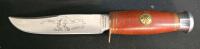 Buffalo Bill Wild West Bowie Knife No. 1, Stainless Steel Blade, Leather Handle, China, 151