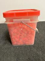 Grip-Rite GRIP-CAP 1" Plastic Cap Nails, 3,000 Count, Electro-Galvanized Steel - 3