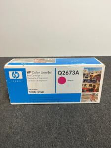 HP Q2673A Magenta LaserJet Cartridge, 4,000 Pages, Compatible with HP Color LaserJet 3500/3550/3700 $150 value