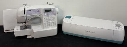Brother SQ9050 Sewing & Quilting Machine and Cricut Explore Air Cutting Machine with Accessories both seem to function