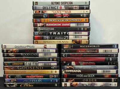 Lot of 30 DVD Movies - Action, Sci-Fi, Drama, Director's Cut Editions, Ex-Library, Mixed Studios
