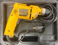 DeWalt DW106 Drill, SkilSaw 7-1/4" Circular Saw, Craftsman Electric Stapler/Nailer Set, Cases - 3