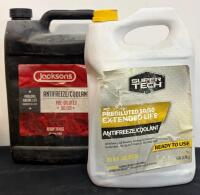 Rain-X Water Sealer 1.25 Gal x3, Prestone De-Icer 32oz x4, Antifreeze Coolant Gallons x2 (Partial & Full Bottles) - 3