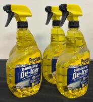 Rain-X Water Sealer 1.25 Gal x3, Prestone De-Icer 32oz x4, Antifreeze Coolant Gallons x2 (Partial & Full Bottles) - 4