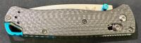 Benchmade 535-3 Bugout CPM-S90V Carbon Fiber 3.24" Blade AXIS Lock Blue Hardware Original Box - 8
