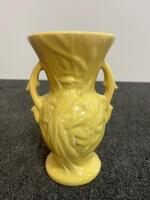 Japanese Dragonware Tea Set with Moriage Dragons and Satsuma-Style Figures valued at $150, green brolin califonia vase valued at $40, and a Macoy yellow birds of paradise vase valued at $75 - 5