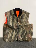 Realtree & Tactical Camo Clothing- Reversible Vest, Pants (32-34, L/R), ACU Shirt M, New Desert Gear - 8