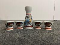Miniature Japanese Seven Lucky Gods Rice Art Display, Micro Hand-Painted Figurines, Boxed - 2