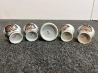 Miniature Japanese Seven Lucky Gods Rice Art Display, Micro Hand-Painted Figurines, Boxed - 3