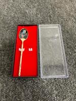 Miniature Japanese Seven Lucky Gods Rice Art Display, Micro Hand-Painted Figurines, Boxed - 9