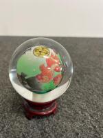 Miniature Japanese Seven Lucky Gods Rice Art Display, Micro Hand-Painted Figurines, Boxed - 20