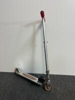 Razor A Folding Kick Scooter Silver & Madd Gear Stunt Scooter Black - Aluminum, Poly Wheels - 10