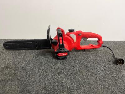 CRAFTSMAN CMEC5614 14-Inch 8-Amp Corded Electric Chainsaw with Bar Cover, 120V, Tool-Free Tensioning, working condition just needs some bar oil