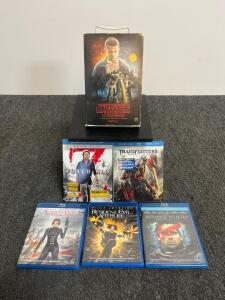Stranger Things DVD set + Alexander Revisited, World War Z, Transformers, Resident Evil Blu-rays Lot