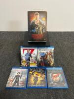 Stranger Things DVD set + Alexander Revisited, World War Z, Transformers, Resident Evil Blu-rays Lot
