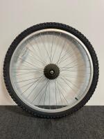 26" Mountain Bike Wheels Set, Kenda Tires, 36-Spoke, Rim Brake, Rear 7-Speed Freewheel - 3