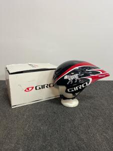 Giro Advantage 2 Aero Time Trial Helmet Small Black/Red with Tiger Graphic & Box $150 value