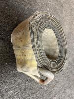 Set of 5 Heavy-Duty 4" x 27' Winch Straps with Flat Hooks &ndash; Polyester Webbing, Rusted Hooks - 3