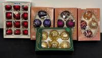 Mixed Lot Autumn & Christmas D&eacute;cor, 30+ Pieces: Glass Ornaments, Candle Holders, Floral, Figurines - 6