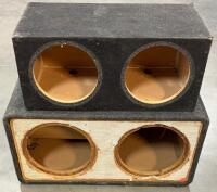 Kicker Dual Ported Subwoofer Box & Custom Dual Subwoofer Enclosure, Carpeted MDF - 9