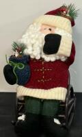 Holiday Collectibles Lot: 1996 Barbie, Snowden Tea Set, Plush Decor, Ornaments, Candlesticks - 4