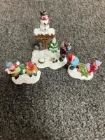 44-Piece Seasonal Holiday Decor Lot: Halloween, Thanksgiving, Christmas Figurines & Village Houses - 2