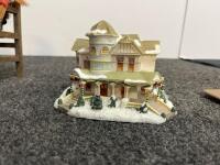 44-Piece Seasonal Holiday Decor Lot: Halloween, Thanksgiving, Christmas Figurines & Village Houses - 13