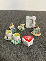 Assorted Ceramic & Porcelain Figurines Lot &ndash; Cats, Birds, Miniatures, Boxed Collectibles, 23+ Pieces - 6