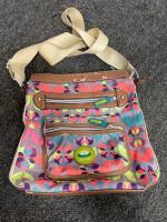 SeekTop Backpack, Patterned Cosmetic Bags, Clear Tote, Silverplated Goblets & Basket Lot - 5