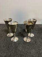 SeekTop Backpack, Patterned Cosmetic Bags, Clear Tote, Silverplated Goblets & Basket Lot - 14