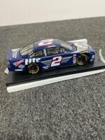 2001 Action 1:24 Rusty Wallace #2 Miller Lite Harley-Davidson Die-Cast