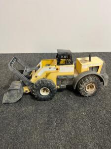 Vintage Tonka XMB-975 Front Loader, 1970s Pressed Steel Construction Toy, 19" Length