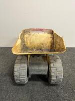 Tonka Large Plastic Toy Dump Truck with Flame Decals and Movable Bed - 5