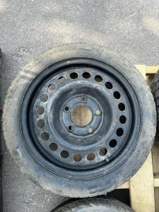 Goodyear 16" Temporary Spare Tire T135/90D16 102M Steel Wheel, Compact Donut, 5-Lug