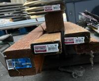 4-Pack Top Choice 4x6 Structural #2 Pressure Treated Lumber, 8 ft, 3.5" x 5.5" Actual Size - 2