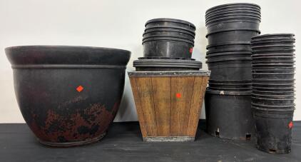 Assorted Garden Planters and Nursery Pots &ndash; Various Sizes and Styles
