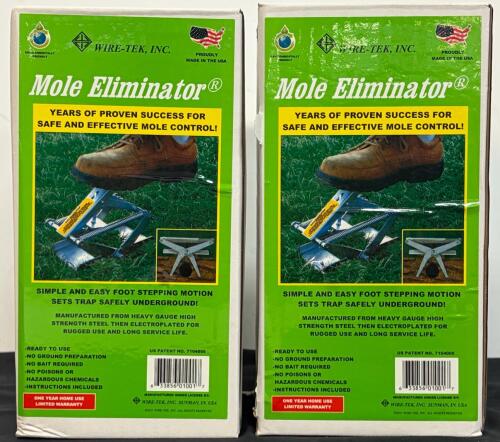 Wire-Tek Mole Eliminator Trap, Heavy Gauge Steel, Electroplated Finish, Foot-Stepping Mechanism