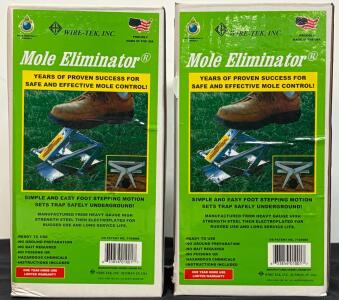 Wire-Tek Mole Eliminator Trap, Heavy Gauge Steel, Electroplated Finish, Foot-Stepping Mechanism
