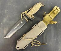 Fox Tactical Jumbo Deployment Bag Survival Kit, 2 Knives, Fire Starter, Mayday Water, Camo Mittens - 3