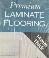 (5) Boxes Select Surfaces Spill Defense Grand Canyon Laminate Flooring, 14mm Thick, 47.60" x 7.56" Planks - 5