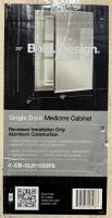 Kohler K-CB-CLR1620FS Recessed Medicine Cabinet, 20"x16", Aluminum, Mirrored Door With Framed Wall Art - 3